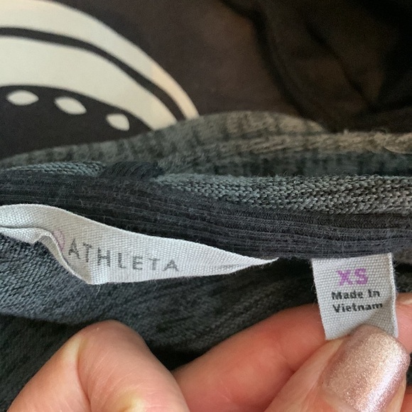 Athleta Batwing & Robin Hoodie Sweatshirt(dark gray) - Picture 5 of 6
